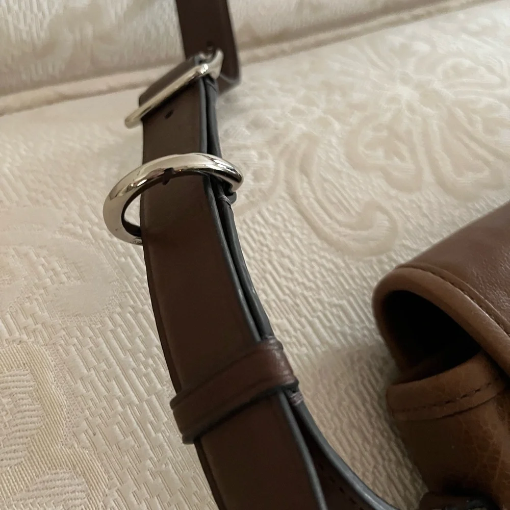 Coach Houston Med Messenger Briefcase Bag-Vintage Walnut Leather! NWT